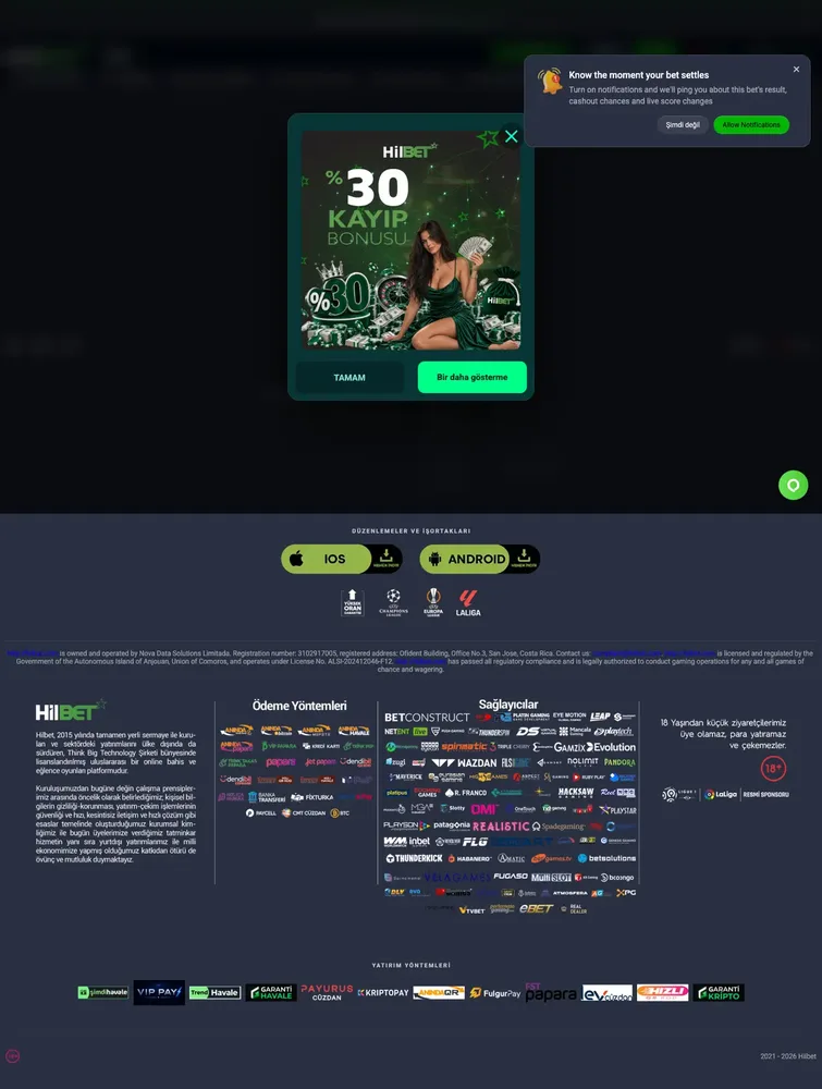 Hilbet bonus 2